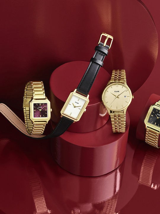 Cluse Gracieuse Petite Women's Watch with Gold Metal Bracelet