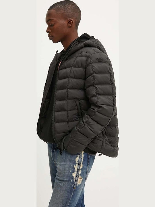 Geci Barbati Puffer Negru