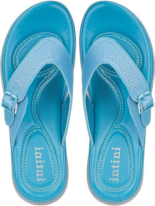 Gaatpot Women's Flip Flops Blue