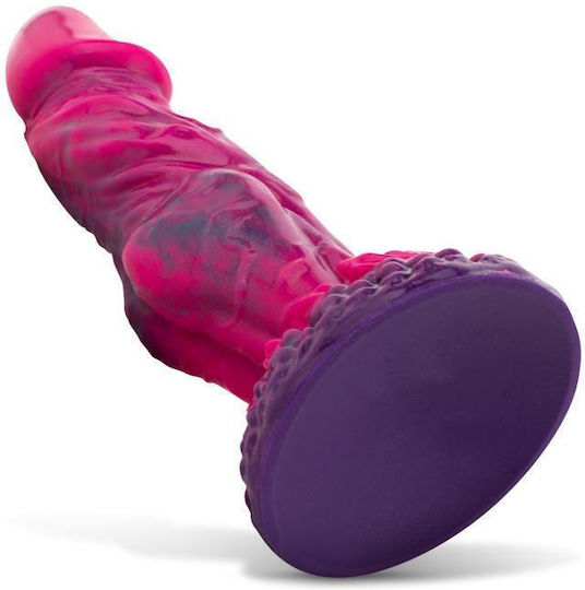 Another World Dildo Ρεαλιστικό Dildo με Βεντούζα Ροζ 22.4cm
