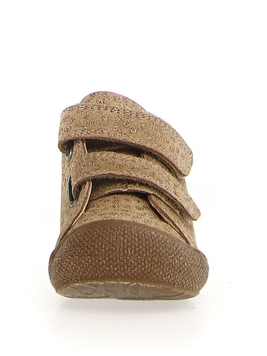 Kids Sneakers High Anatomic with Scratch Beige / Gold