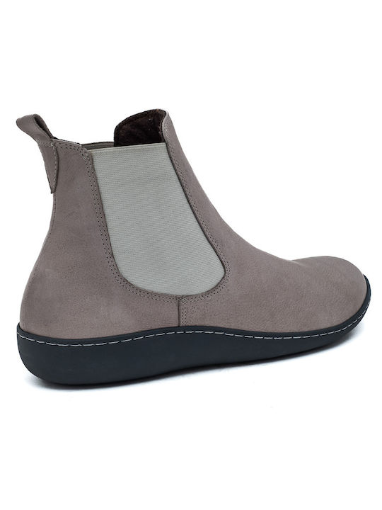 Air Anesis Leder Damen Knöchelstiefel Gray