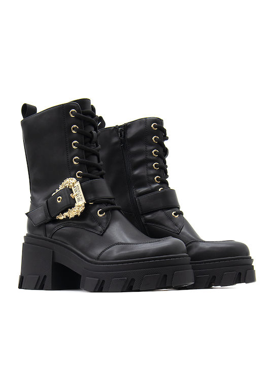 Women's Ankle Boots with High Heel Black