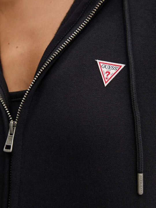 Women's Sweatshirt Jacket Hooded Black