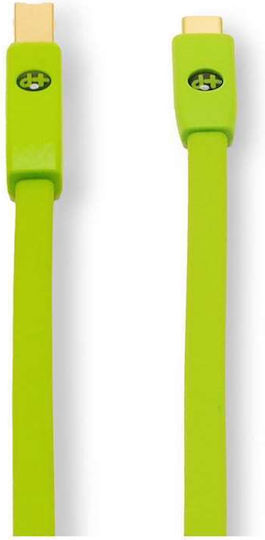 Oyaide USB 2.0 Cable USB-C male - USB-A Πράσινο 1m