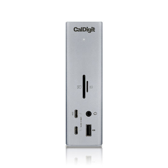 CalDigit TS4 Thunderbolt 4 Докинг станция с DisplayPort 4K PD Етърнет и свързване 2 монитора Сив