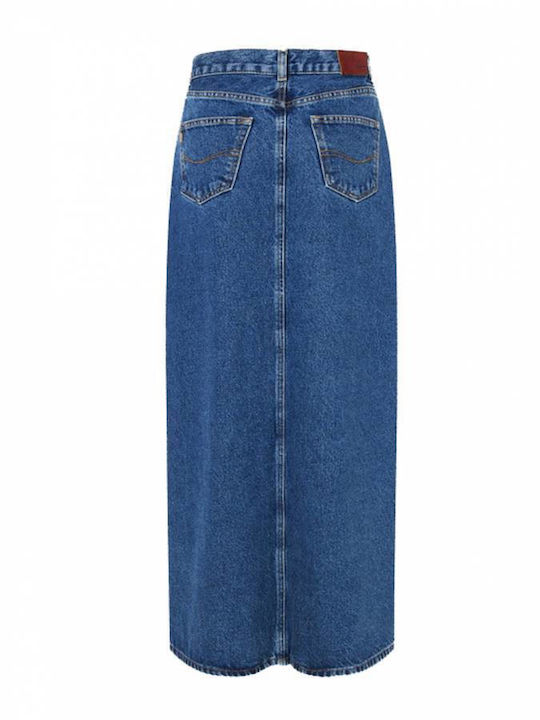 Pepe Jeans Τζιν Ψηλόμεση Maxi Φούστα Denim