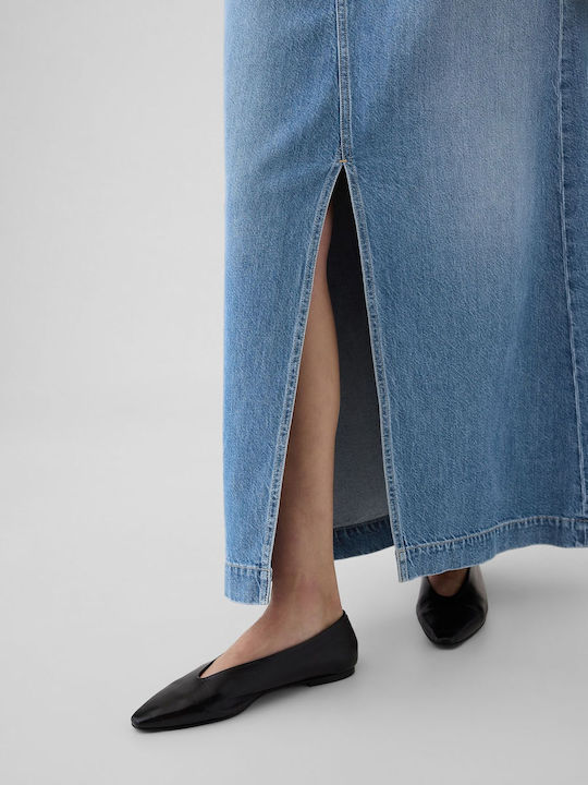 Τζιν Maxi Φούστα Light Blue Indigo