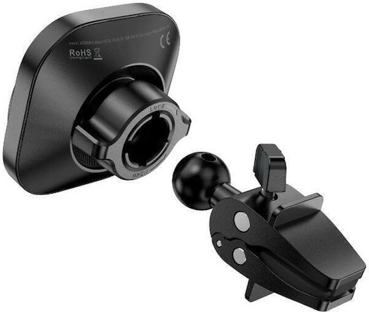 Swissten Car Stand Magsafe 15w 360° Rotation Air Vent Black