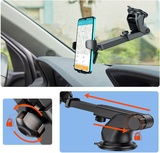 Handyhalterung Auto Saugnapf Armaturenbrett Windschutzscheibe Verriegelungsknopf Linq