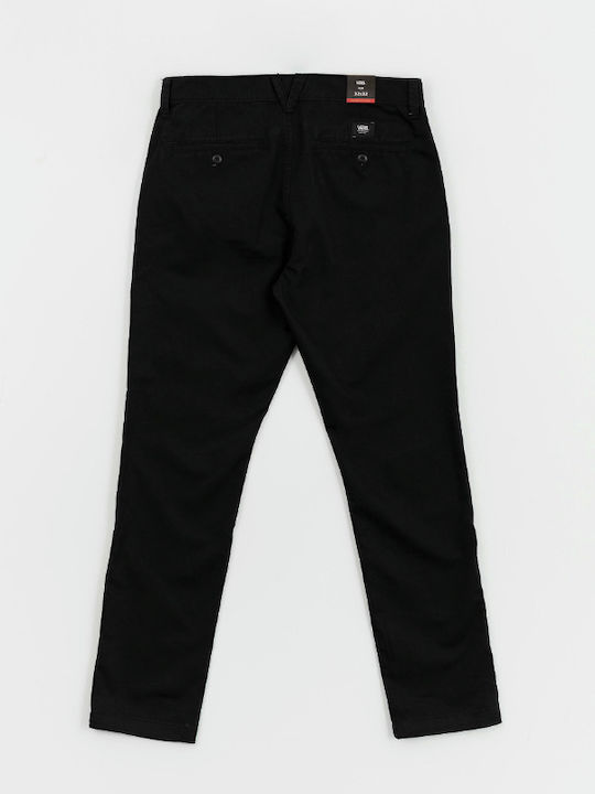 Authentic Παντελόνι Chino σε Slim Εφαρμογή Μαύρο