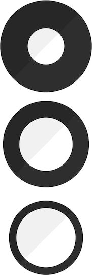 Clappio Camera Lens Iphone 15 Pro Replacement Rear Black