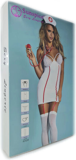 Sunspice Lingerie Sexy Στολή Νοσοκόμα