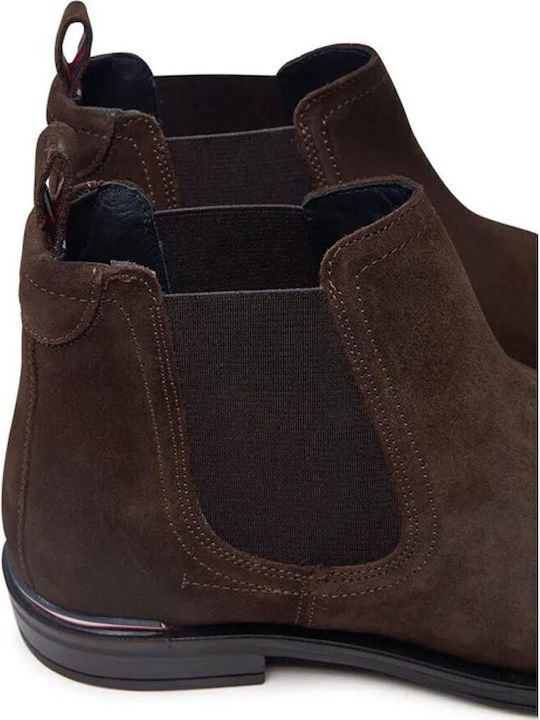 Wildleder Braun Chelsea Stiefeletten