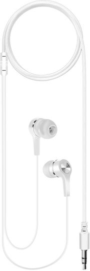 Forever 3.5mm Wired Earbud Headphones Jack White