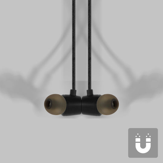 Kopfhörer USB-C In-Ear Magnetisch Multifunktionstasten Akashi Schwarz