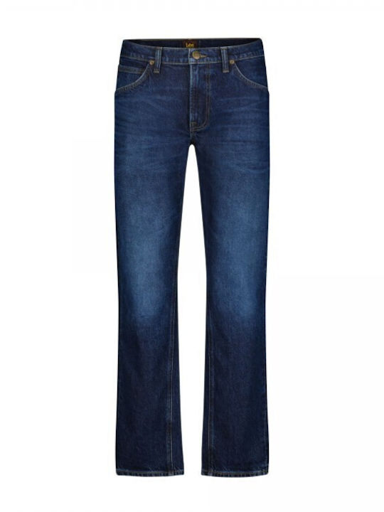 Daren Men's Jeans Pants with Regular Straight Fit Blue