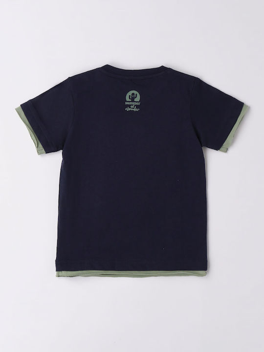 iDO Παιδικό T-shirt Navy Μπλε