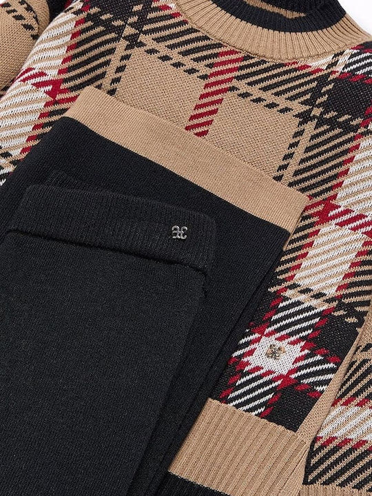 Set pentru copii cu pantaloni Iarnă 2buc Black
