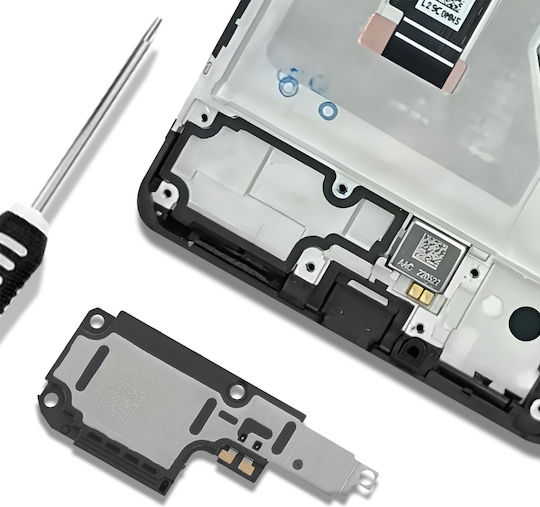 Clappio External Speakers Redmi Note 12 Pro 5g Compatible Spare Part Black
