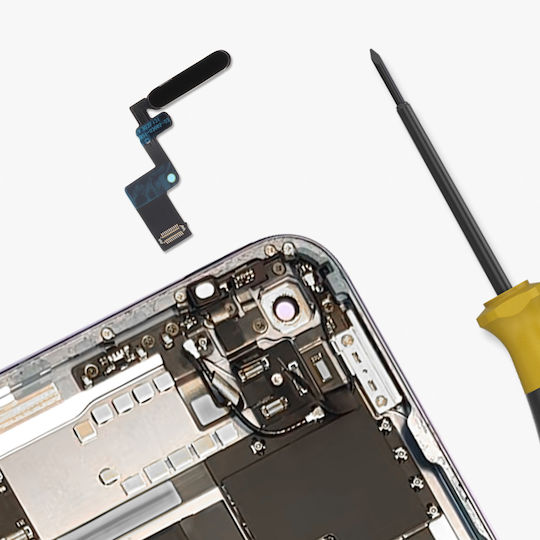 Clappio Flexkabel für iPad Air 5 2022 Kompatibles Ersatzteil Schwarz