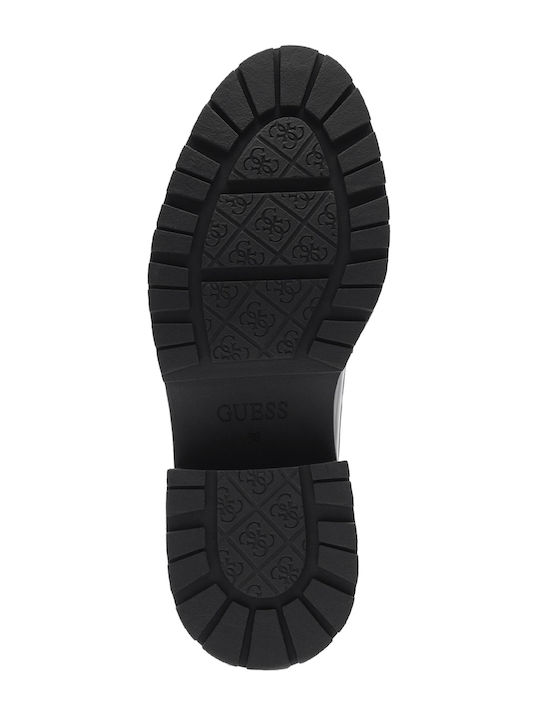 Finda2 Λουστρίνι Γυναικεία Loafers Μαύρο-Εκρού