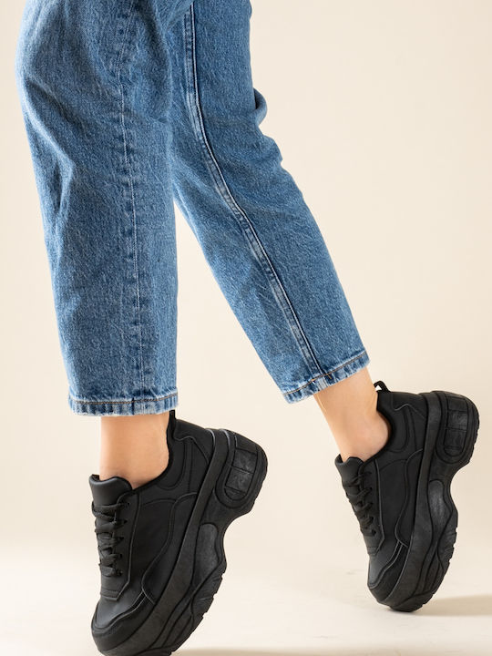 Plato Femei Chunky Sneakers Negre