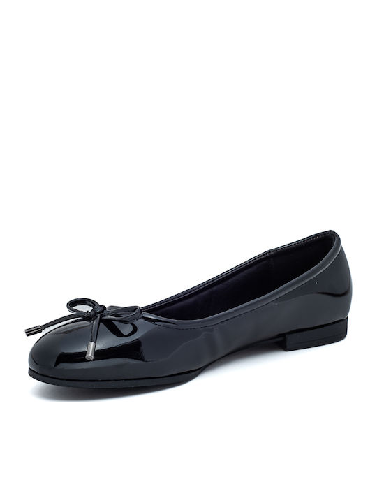 Patent Leather Ballerinas Black