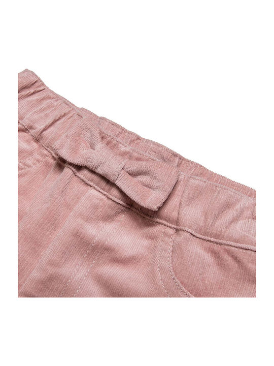 Kinder Schlaghose Cord Rosa Wischerblatt