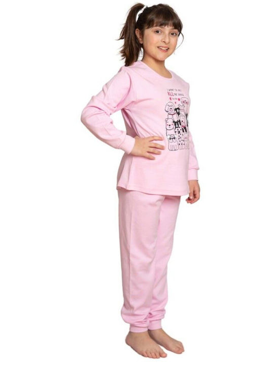 Nina Club Pijama pentru copii De bumbac purple