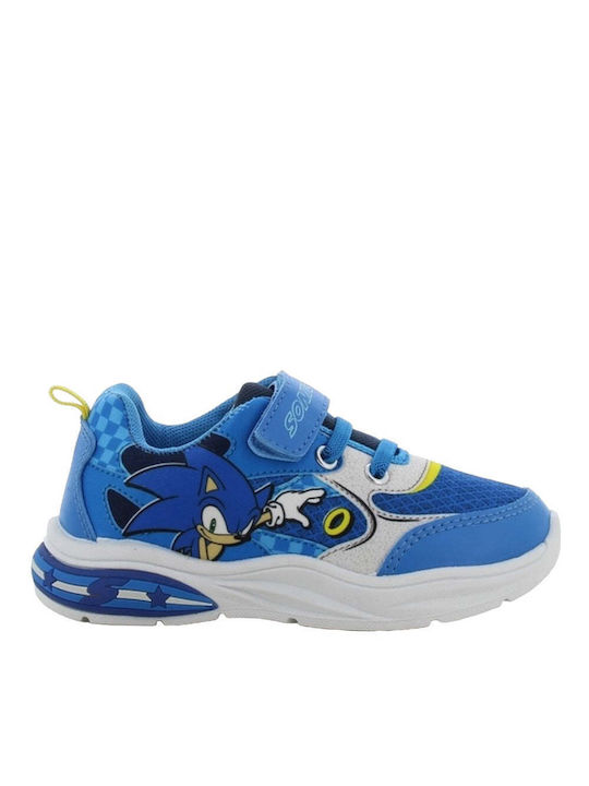 Sega Kids Sneakers Anatomic with Scratch & Lights Blue