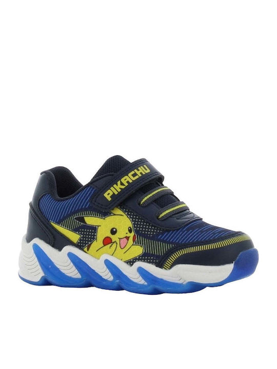 Kids Sneakers Anatomic with Scratch & Lights Blue