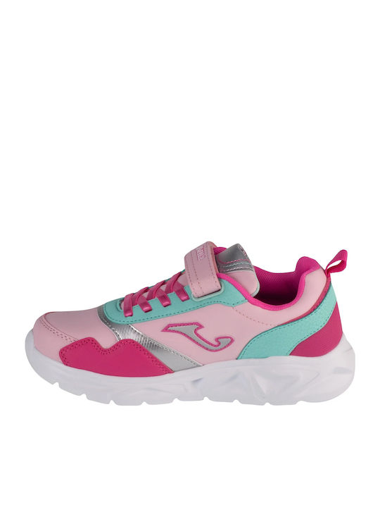 Star Jr Παιδικά Sneakers με Σκρατς Ροζ