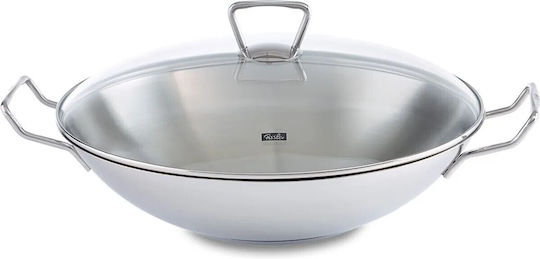 Fissler Уок С капачка от Неръждаема Стомана 36см
