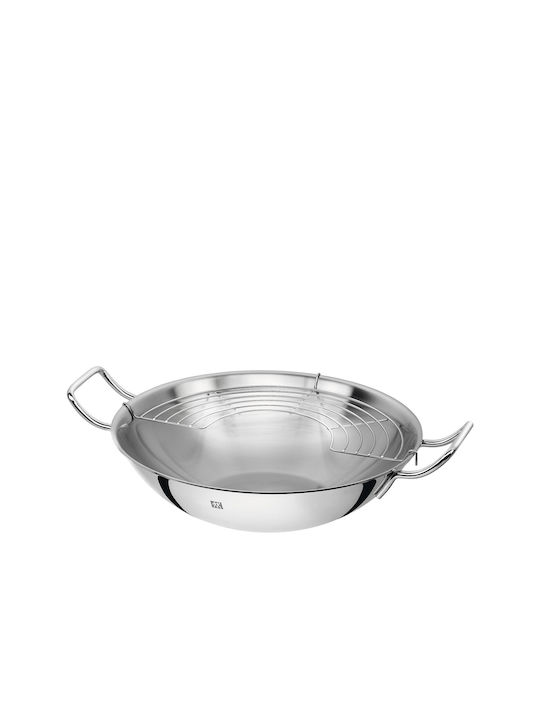 Zwilling J.A. Henckels Plus Wok Mit Deckel aus Edelstahl 32cm