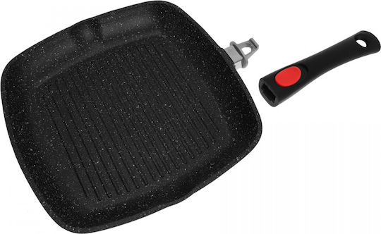 KING Hoff Grill With Lid made of Aluminum with Stone Coating 28cm