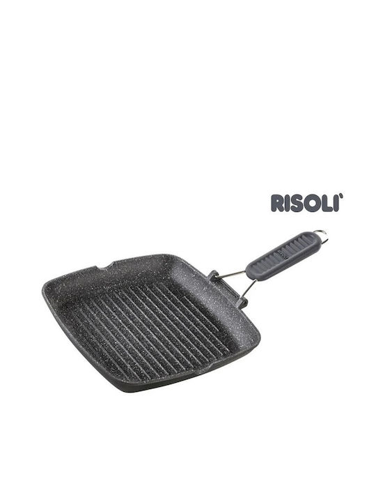 Risoli Granito Grill aus Gussaluminium mit Steinbeschichtung 26cm