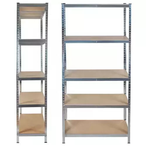 Malatec Рафтове Дексион Галванизирано 90x40x180см с 5 Бройки Рафтове Обща Товароносимост 875кг