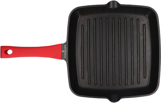 Zwieger Obsidian Grill aus Aluminiumguss mit Antihaftbeschichtung 28cm