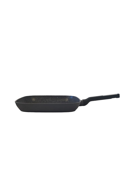 Cook-Shop Marblestone Γκριλιέρα από Αλουμίνιο με Αντικολλητική Επίστρωση 28cm