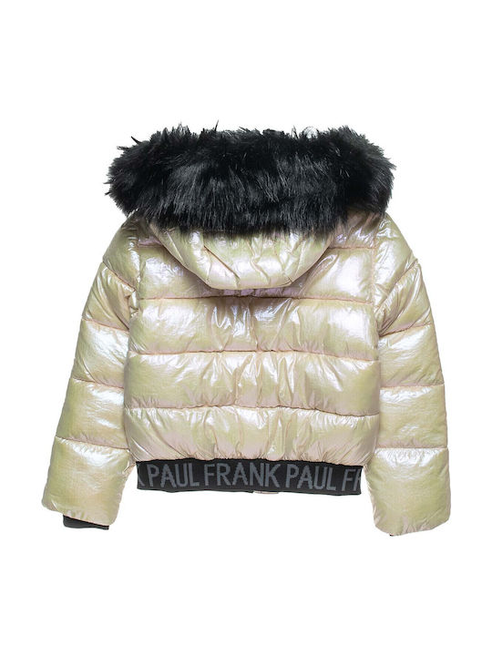 Paul Frank Kinder Pelz Beidseitig Gold