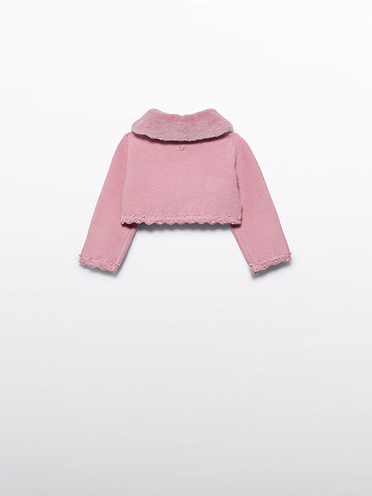 Abel & Lula Kids Cardigan Knitted Pink