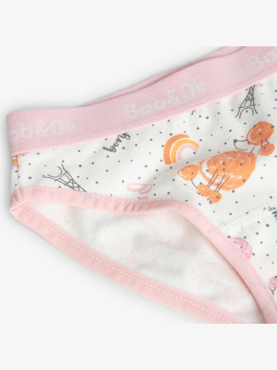 Boboli Σετ Παιδικά Βρακάκια Pink 3τμχ