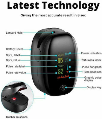 Παλμικό Fingertip Pulse Oximeter