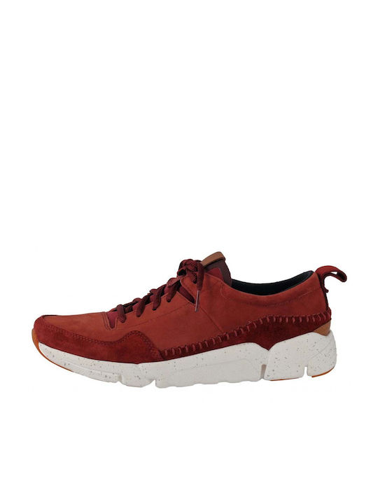 Clarks Triactive Run Bărbați Sneakers Piele roșie