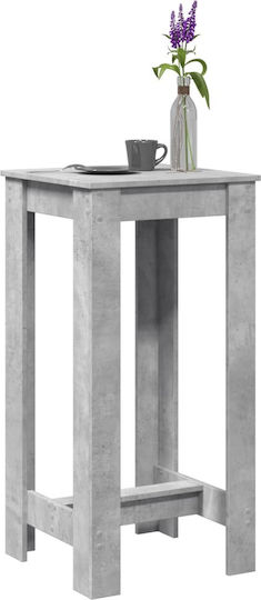 Квадратно Бар Масивно Сиво 51x50x103.5см