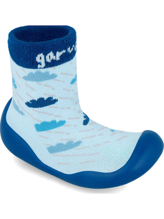 Garvalin Kinder Haussocken Blau