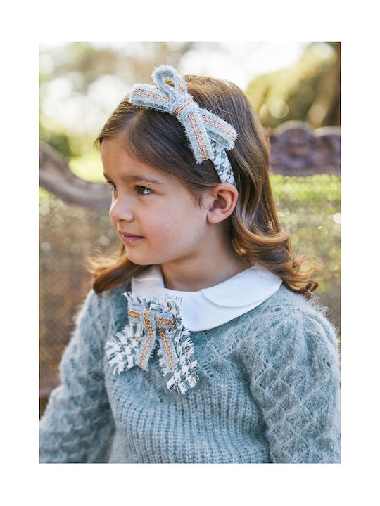 Abel & Lula Blue Kids Headband with Bow