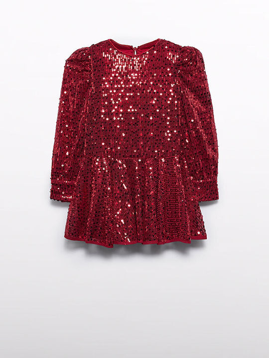 Abel & Lula Children's Dress with Sequins red