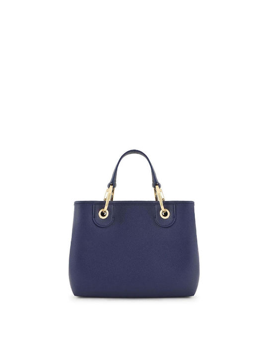 Emporio Armani Damen Tasche Shopper Schulter Blau